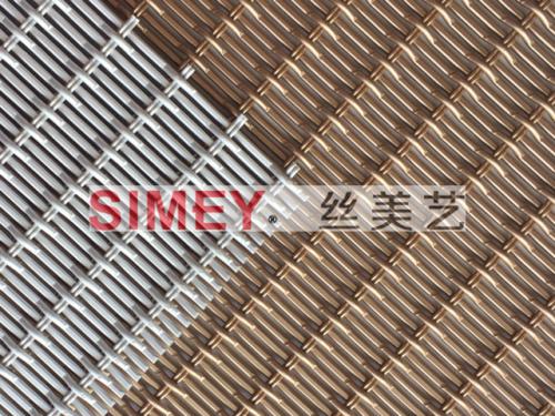 XY-1228P铜色铝制建筑装饰网