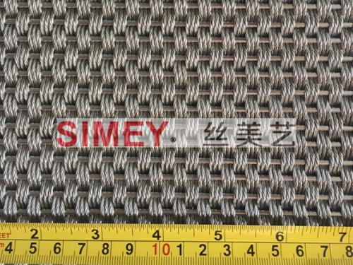 XY-M33金属网酒店大堂装饰 