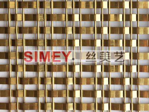 XY-1513G亮铜色大堂编织装饰网